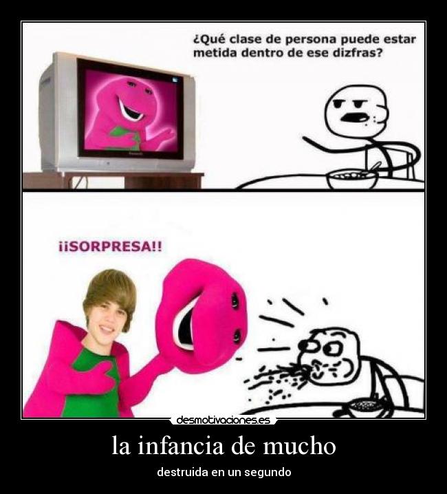 la infancia de mucho -