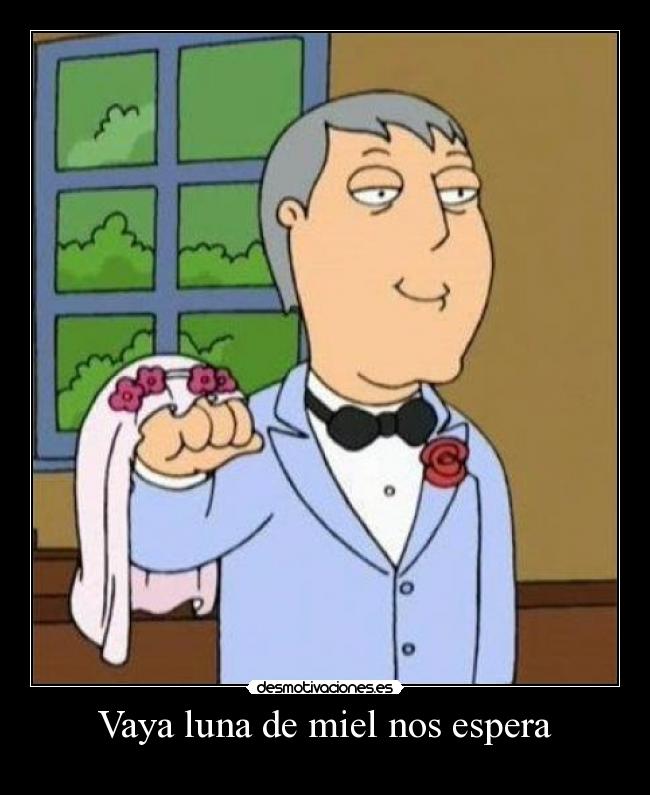 Vaya luna de miel nos espera -