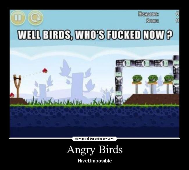 Angry Birds - Nivel:Imposible