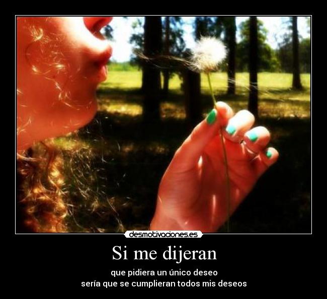 Si me dijeran -