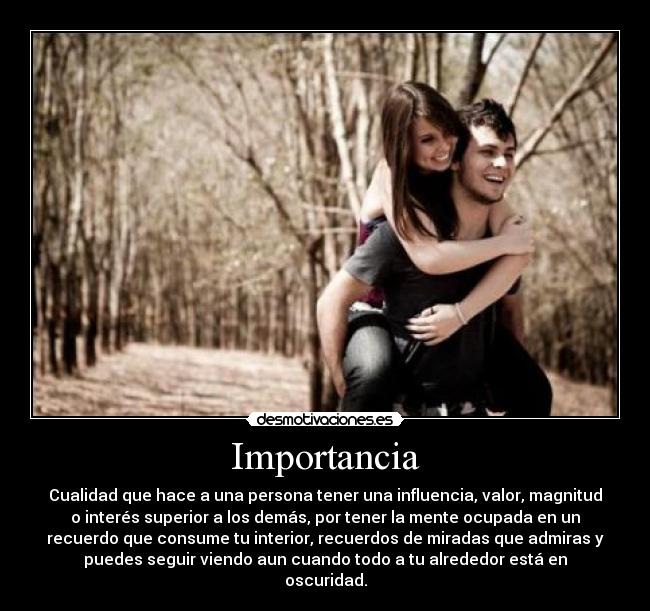 Importancia - 