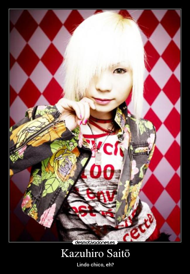 Kazuhiro Saitō - Lindo chico, eh?