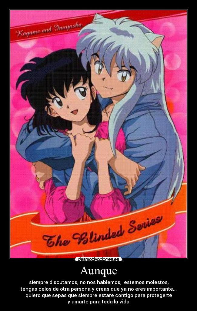 carteles inuyasha kagome echos reales desmotivaciones