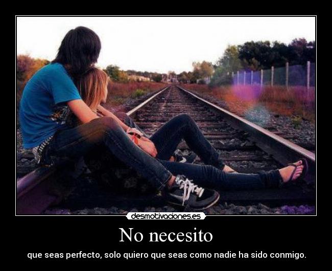 No necesito -