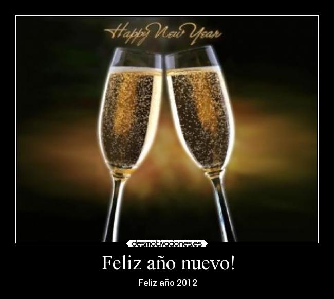 Feliz año nuevo! - Feliz año 2012