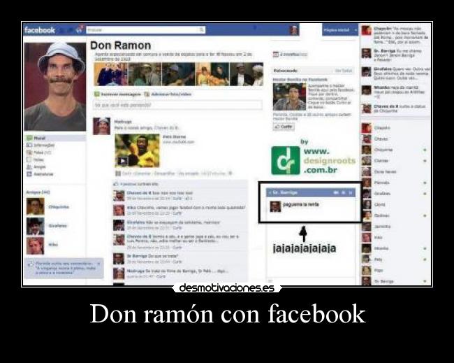 Don ramón con facebook - 