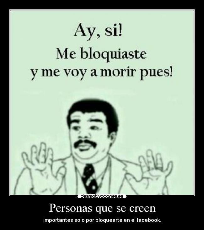 Personas que se creen -