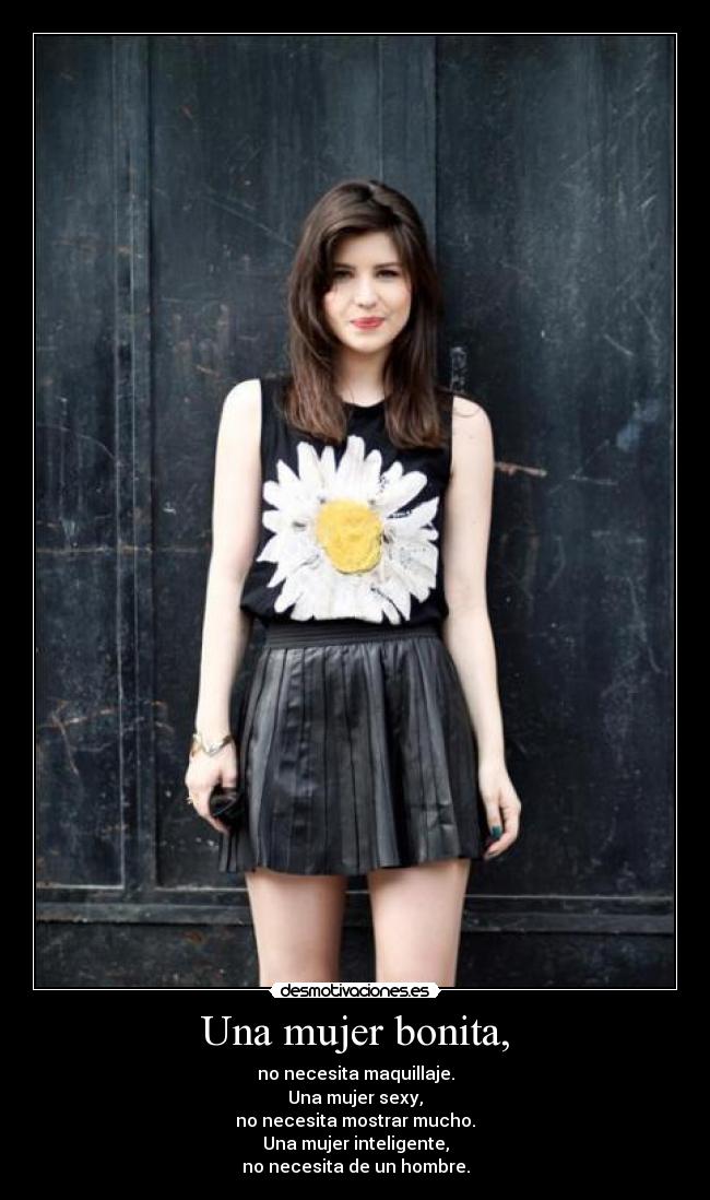 Una mujer bonita, -