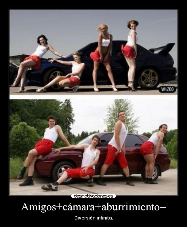 Amigos+cámara+aburrimiento= -