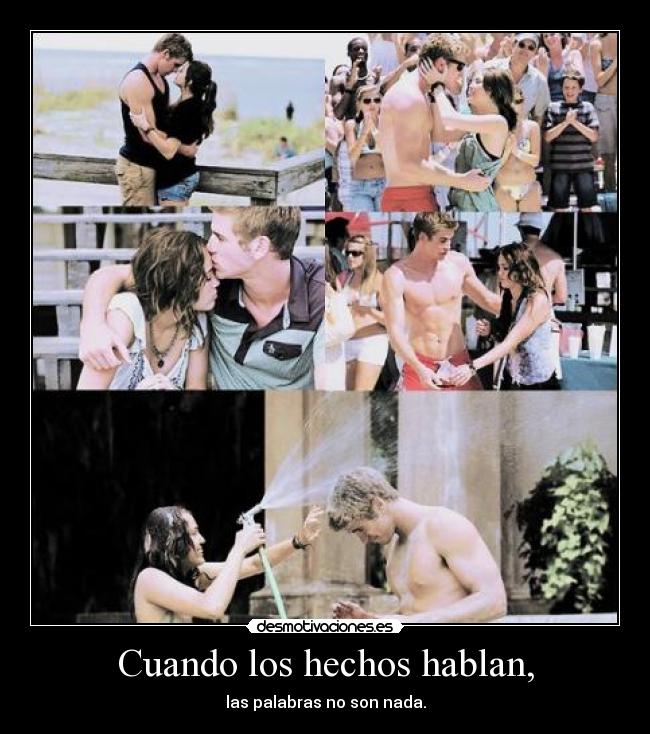 Cuando los hechos hablan, -