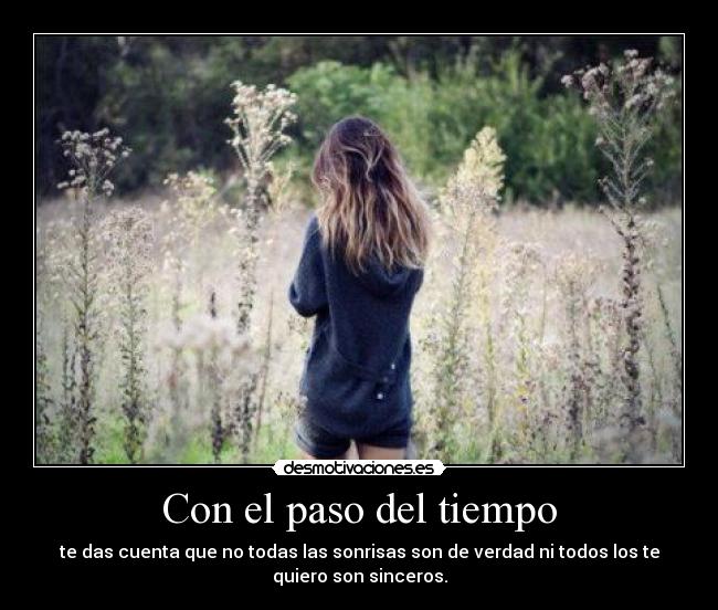 Con el paso del tiempo - 