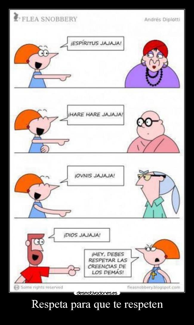 Respeta para que te respeten - 