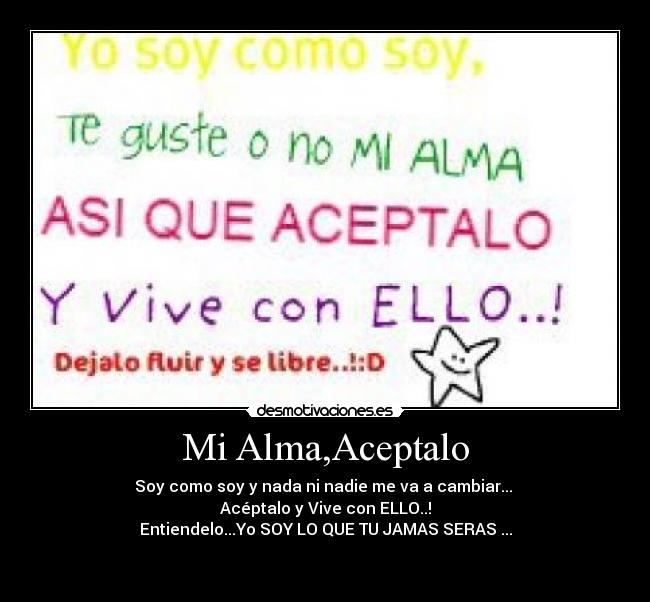 Mi Alma,Aceptalo - 