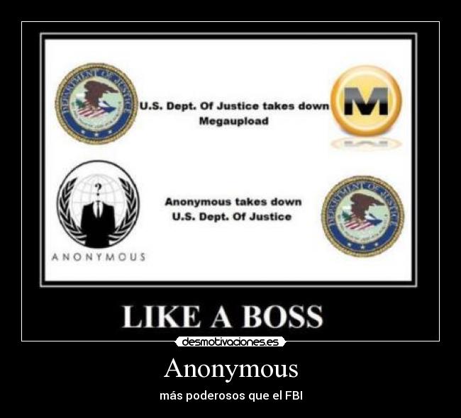 Anonymous - más poderosos que el FBI