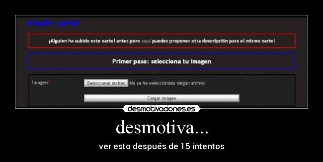 desmotiva... - 