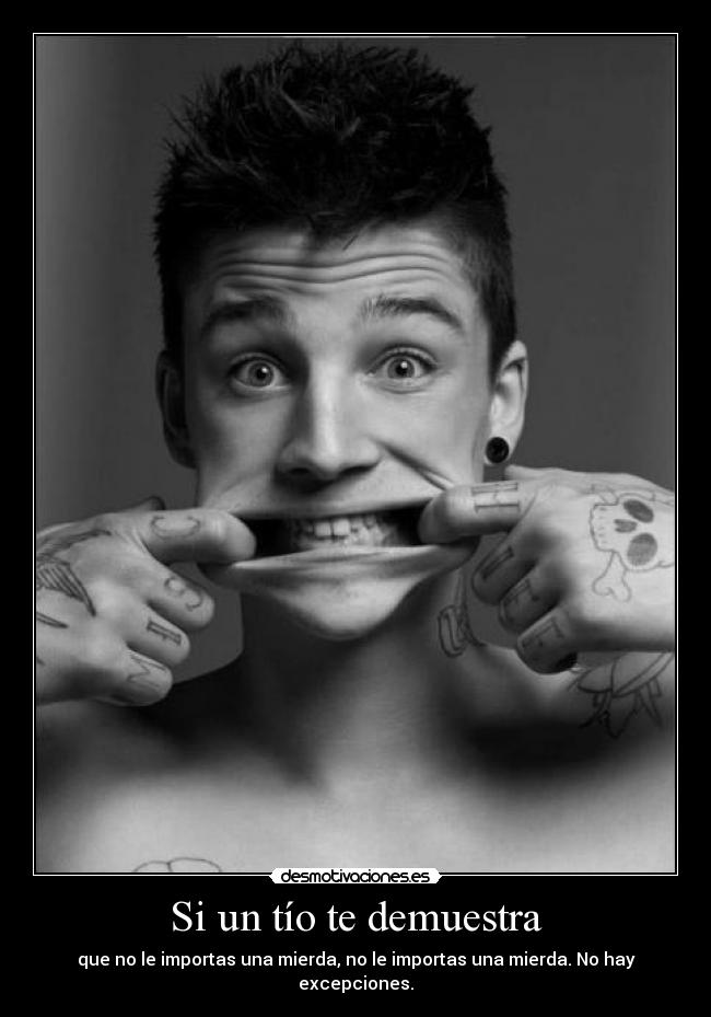 Si un tío te demuestra - 