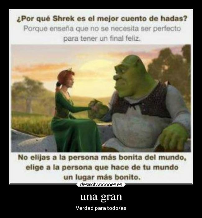 una gran - Verdad para todo/as