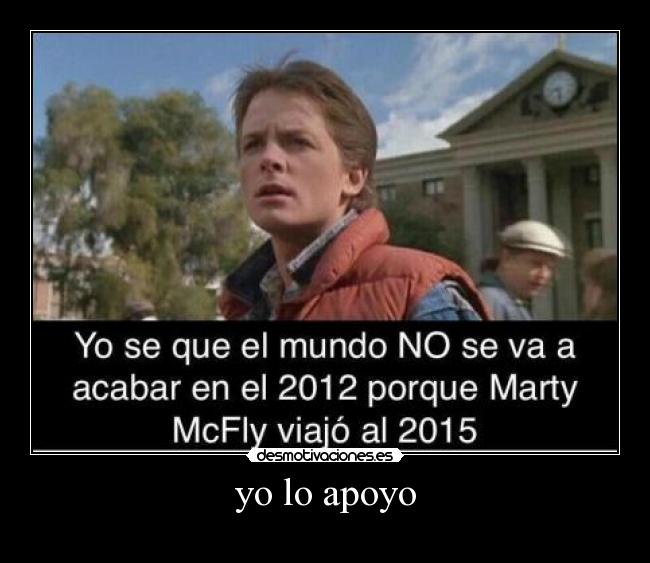 yo lo apoyo -