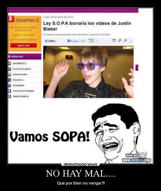 NO HAY MAL.... -