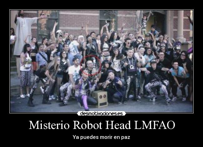 Misterio Robot Head LMFAO -