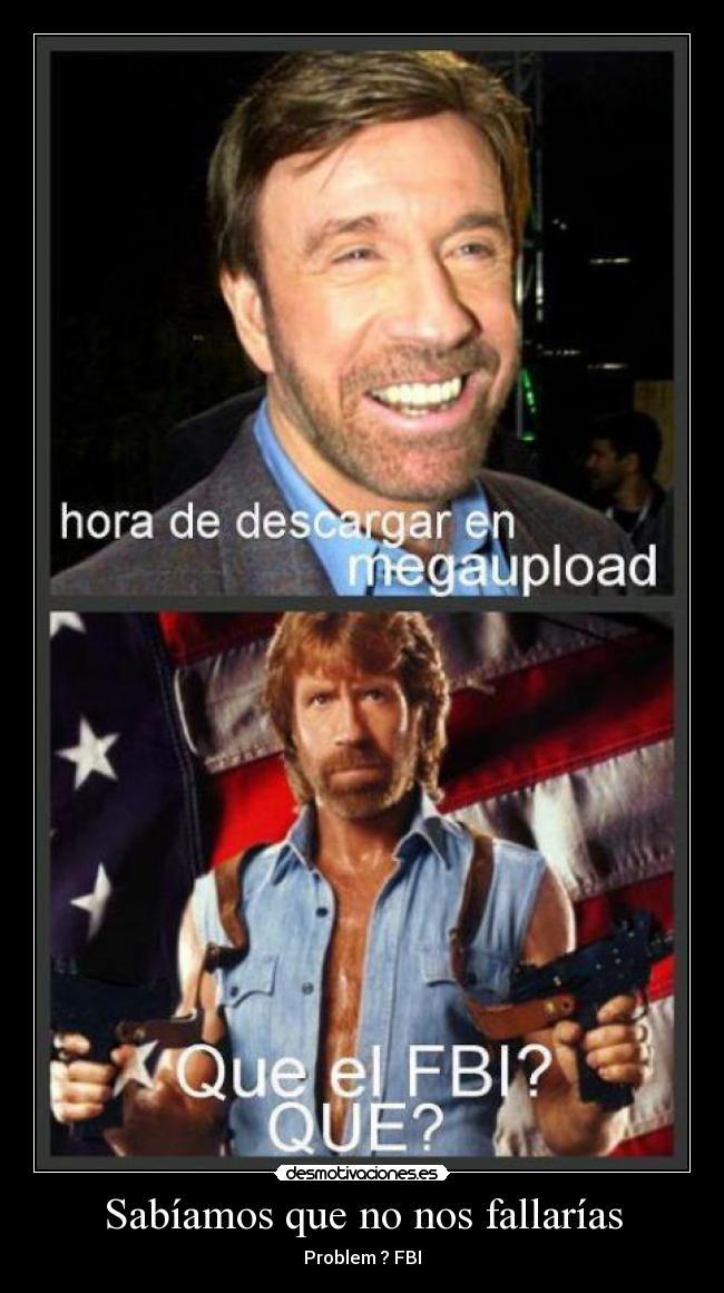 Sabíamos que no nos fallarías - 