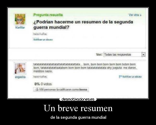 Un breve resumen -