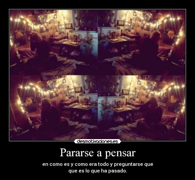 Pararse a pensar - 