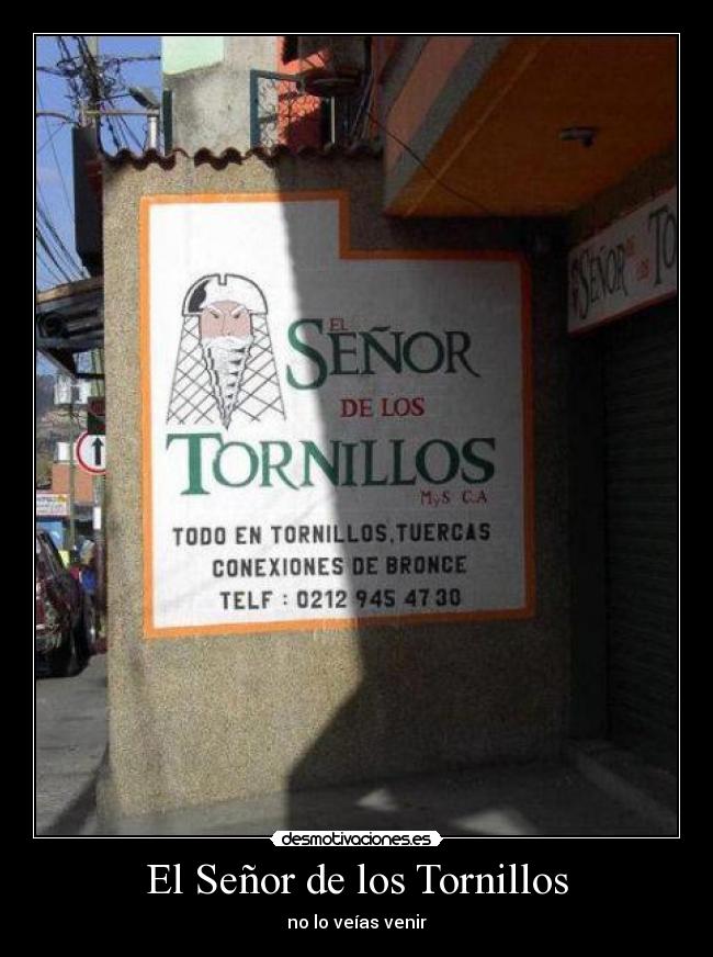 El Señor de los Tornillos -
