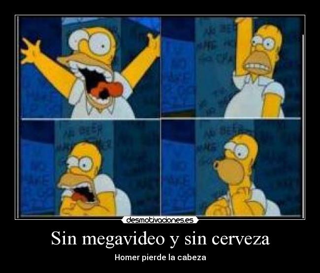 Sin megavideo y sin cerveza - 
