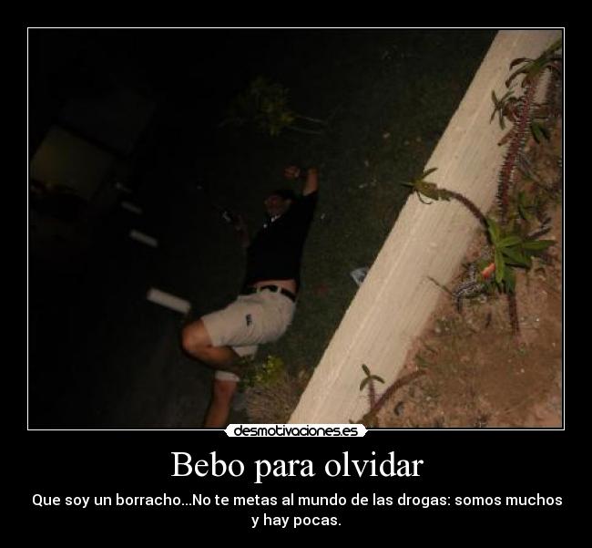 Bebo para olvidar - 