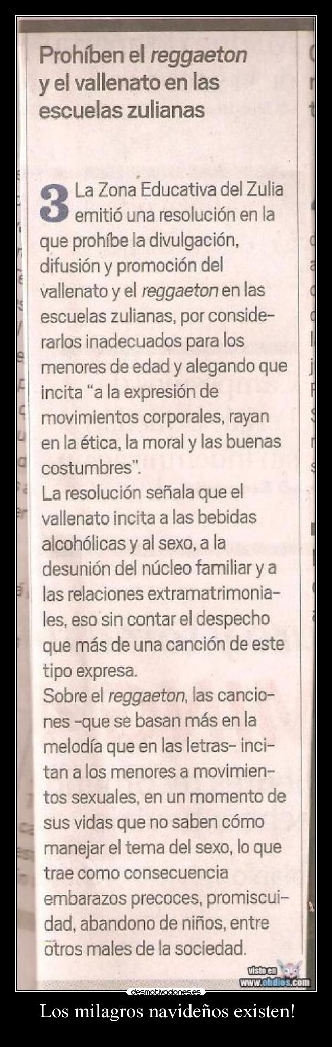 Los milagros navideños existen! -