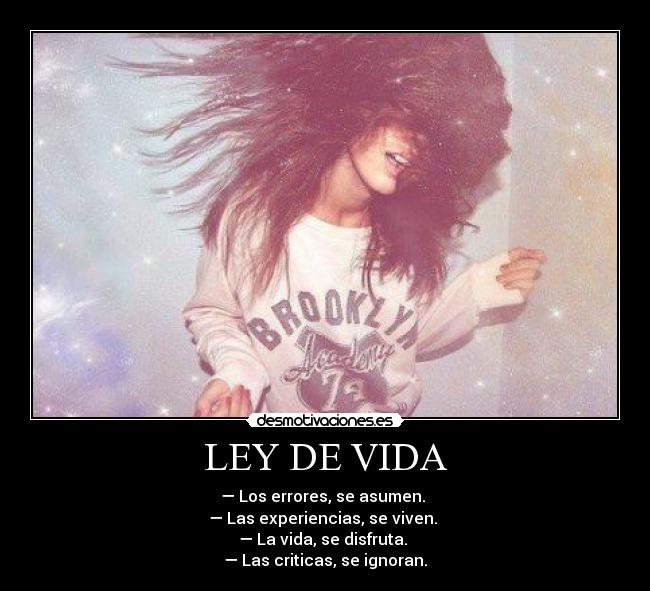 LEY DE VIDA - 