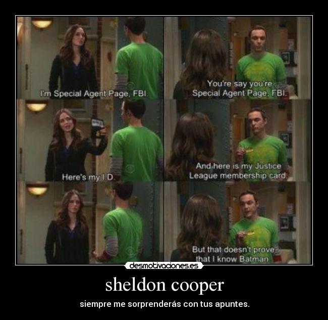 carteles que viva sheldon cooper desmotivaciones