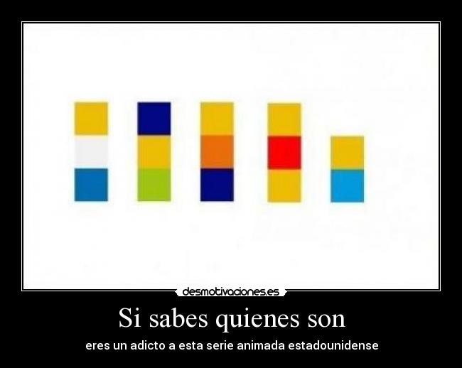 Si sabes quienes son - eres un adicto a esta serie animada estadounidense