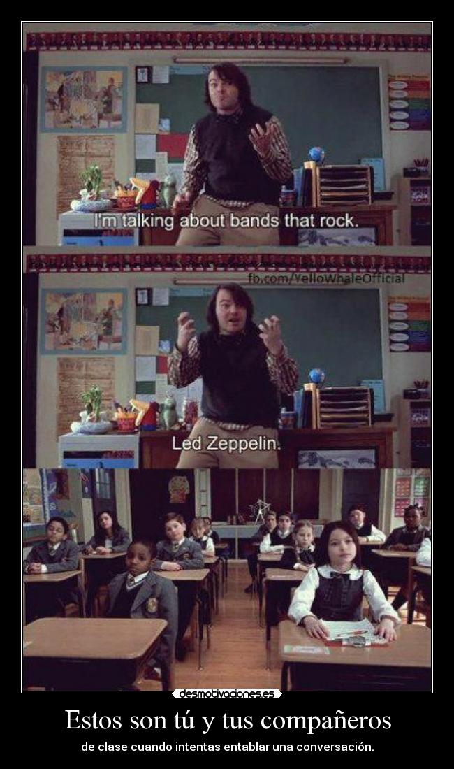 Estos son tú y tus compañeros - 