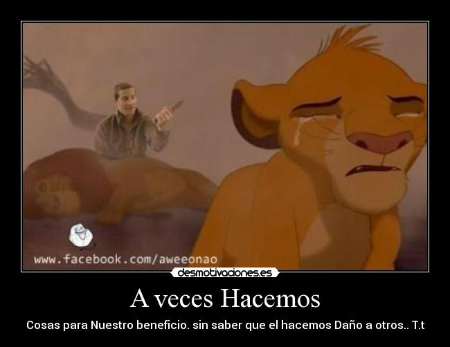 A veces Hacemos -