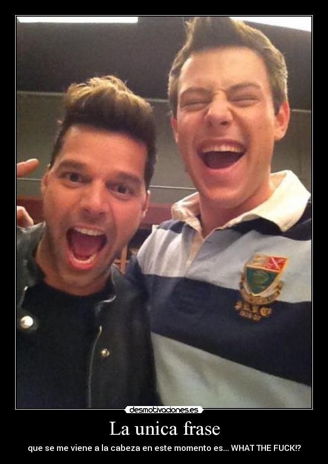 La unica frase -