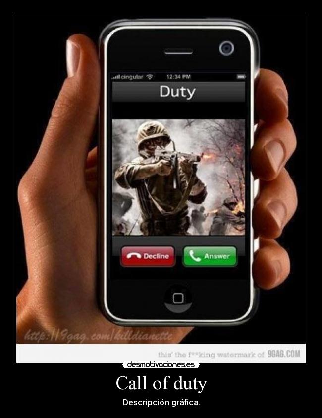 Call of duty - Descripción gráfica.