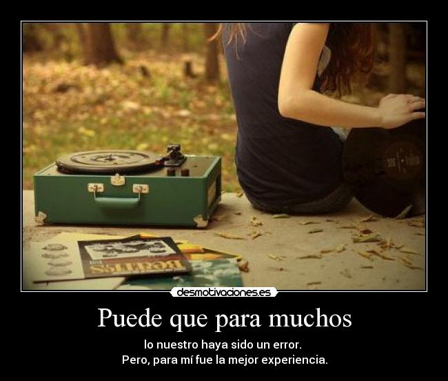 carteles error experiencia amor desmotivaciones