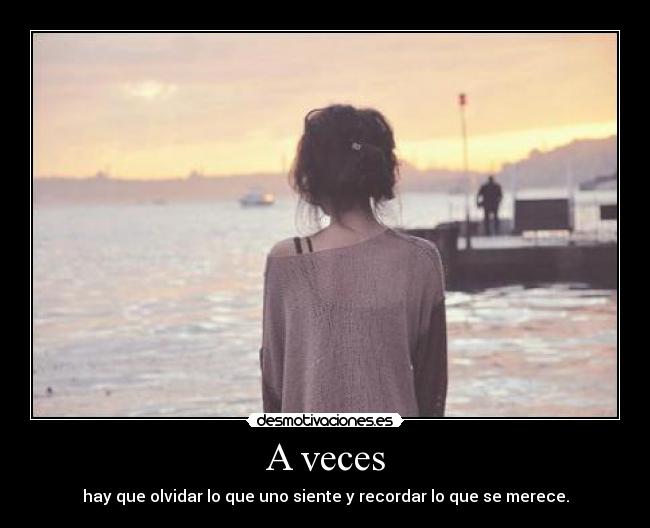 A veces -
