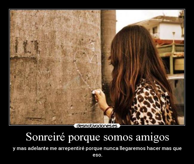 carteles amigos esperando desmotivaciones