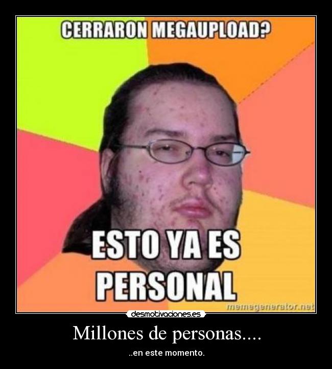 carteles megaupload censurado usa sopa ley injusta monopolio desmotivaciones