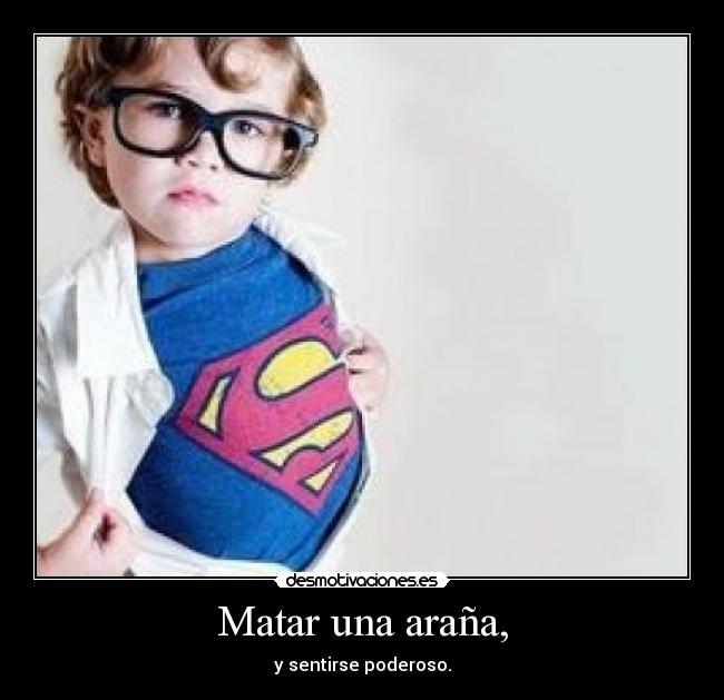 Matar una araña, - 