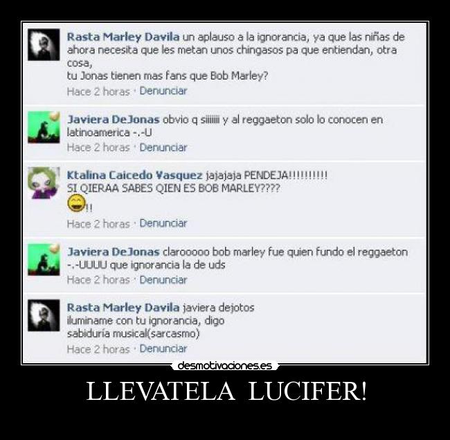 LLEVATELA LUCIFER! -