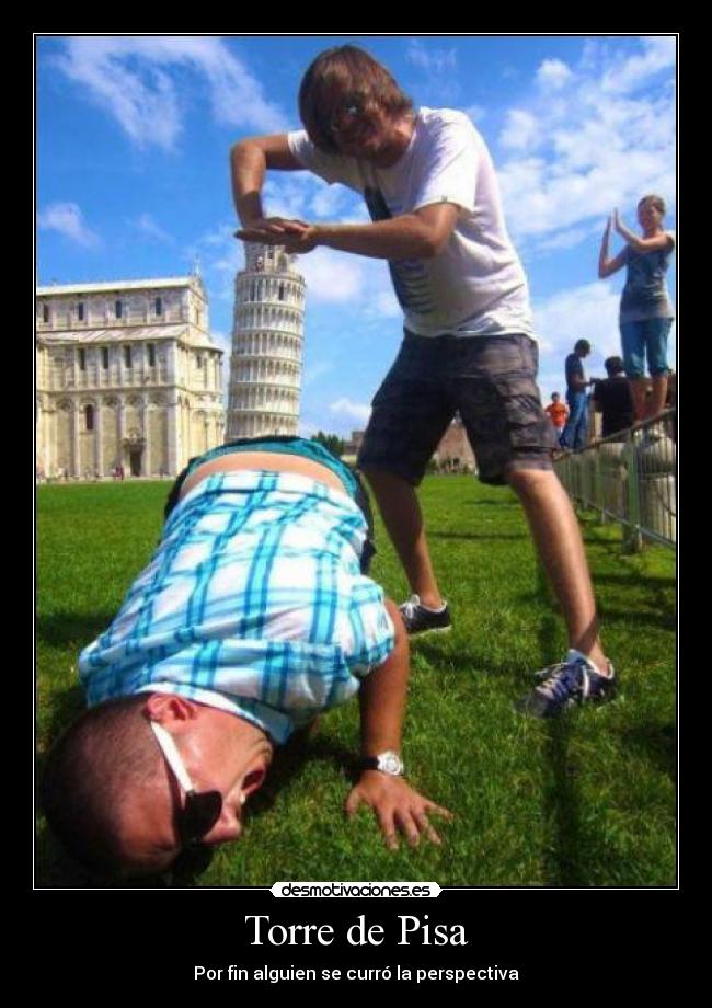 Torre de Pisa - Por fin alguien se curró la perspectiva