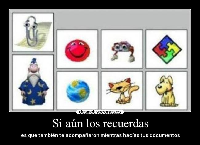 Si aún los recuerdas -