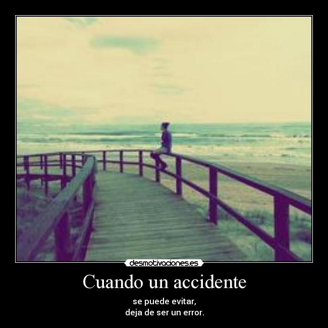 Cuando un accidente - 