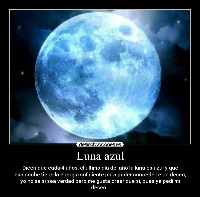 Luna azul - 