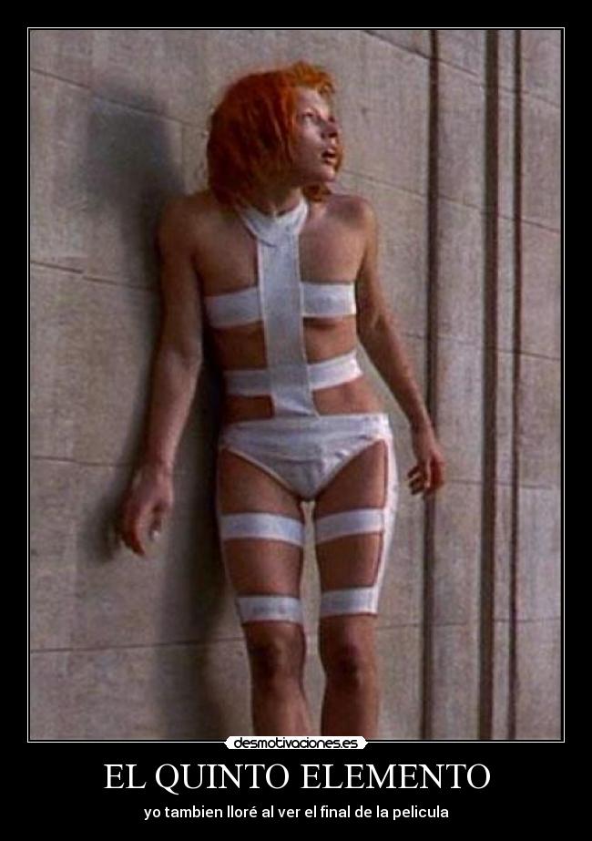 EL QUINTO ELEMENTO - yo tambien lloré al ver el final de la pelicula