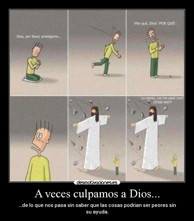 carteles dios dios amo desmotivaciones